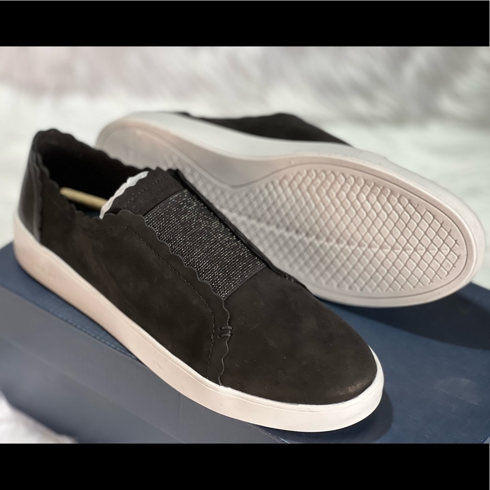New Cole Haan Women's Grand Crosscourt Street Scallop Slip on Sneaker - Picture 8 of 15